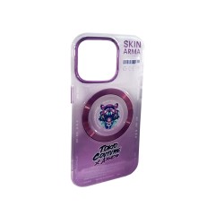 Magnetic Case Skinarma Design for Apple iPhone 14 Pro Purple